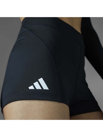 ADIDAS SPORTSWEAR Slim fit Sports trousers 'ADIZERO E BOOTY' in Black