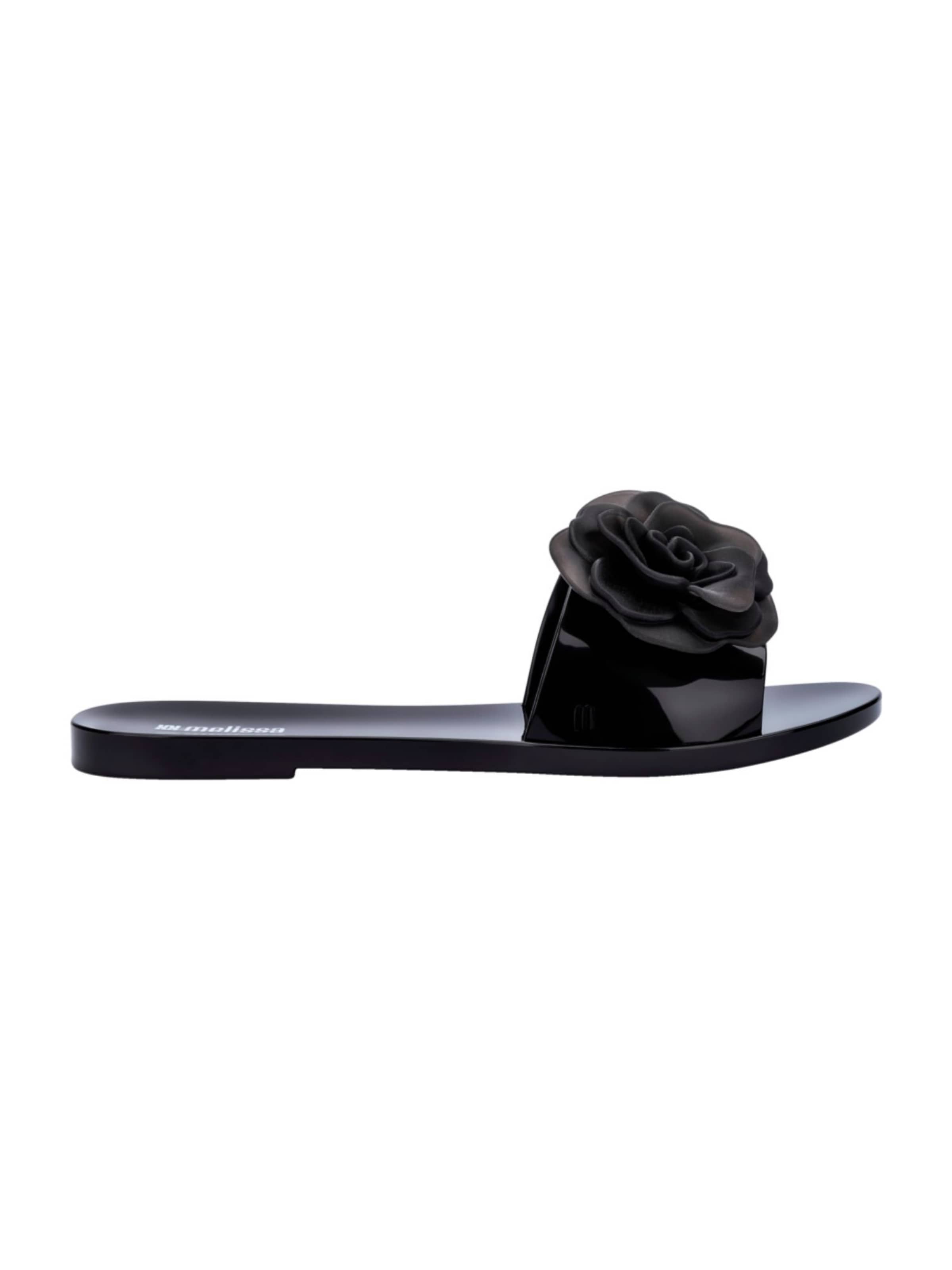 MELISSA Mule 'Babe Petals' in Black