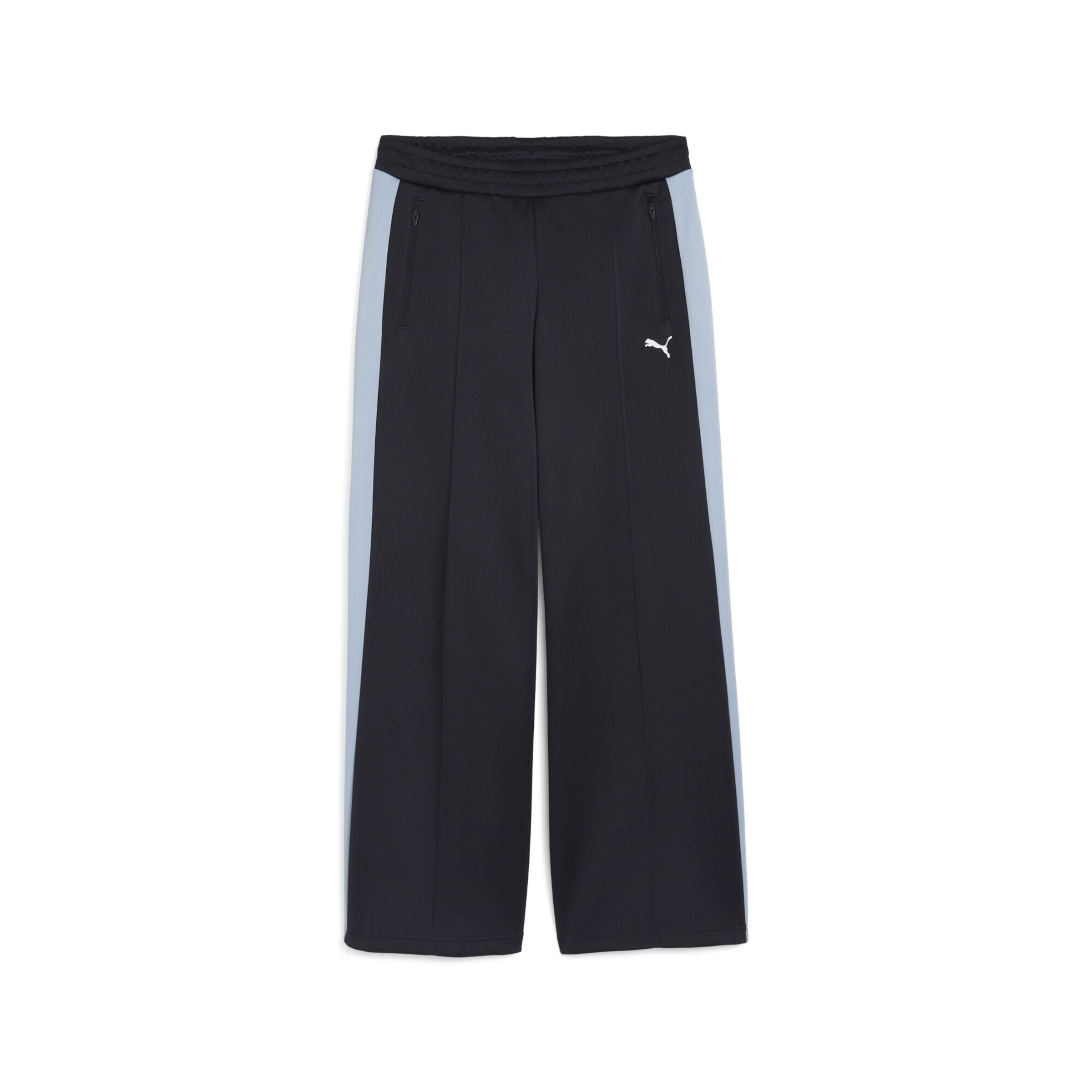 PUMA Sportbroek 'FtblEdition T7' in de kleur Navy / Lichtblauw / Wit, Productweergave