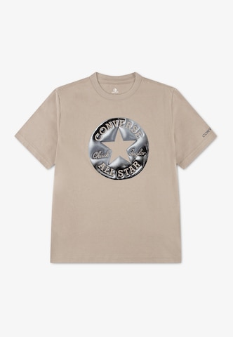 CONVERSE - Camiseta en beige: frente