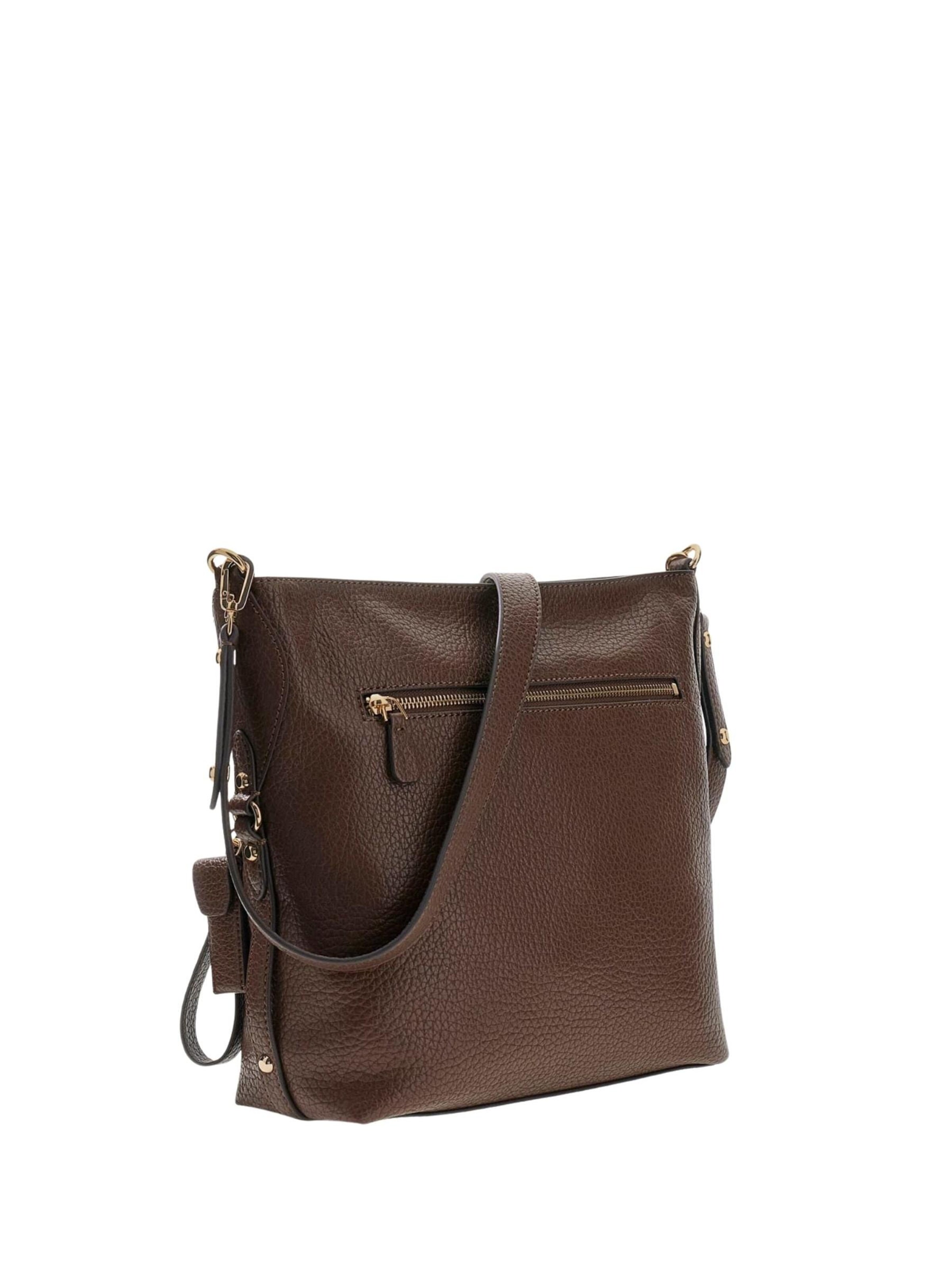 GUESS - Bolso de mano 'Guess Sacs à main Silvye Bucket Espresso' en marrón
