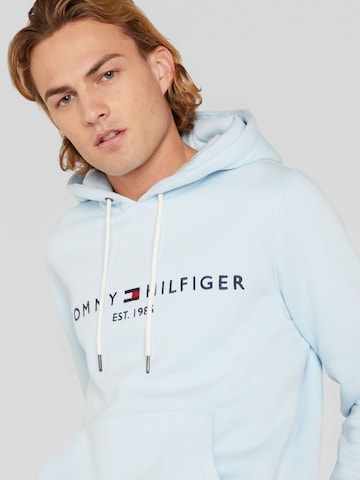 mėlyna TOMMY HILFIGER Standartinis modelis Megztinis be užsegimo