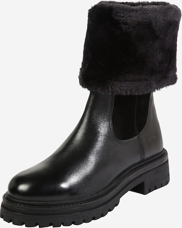 Bottes 'Iridea' GEOX en noir : devant