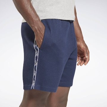 Reebok Normální Sportovní kalhoty – modrá