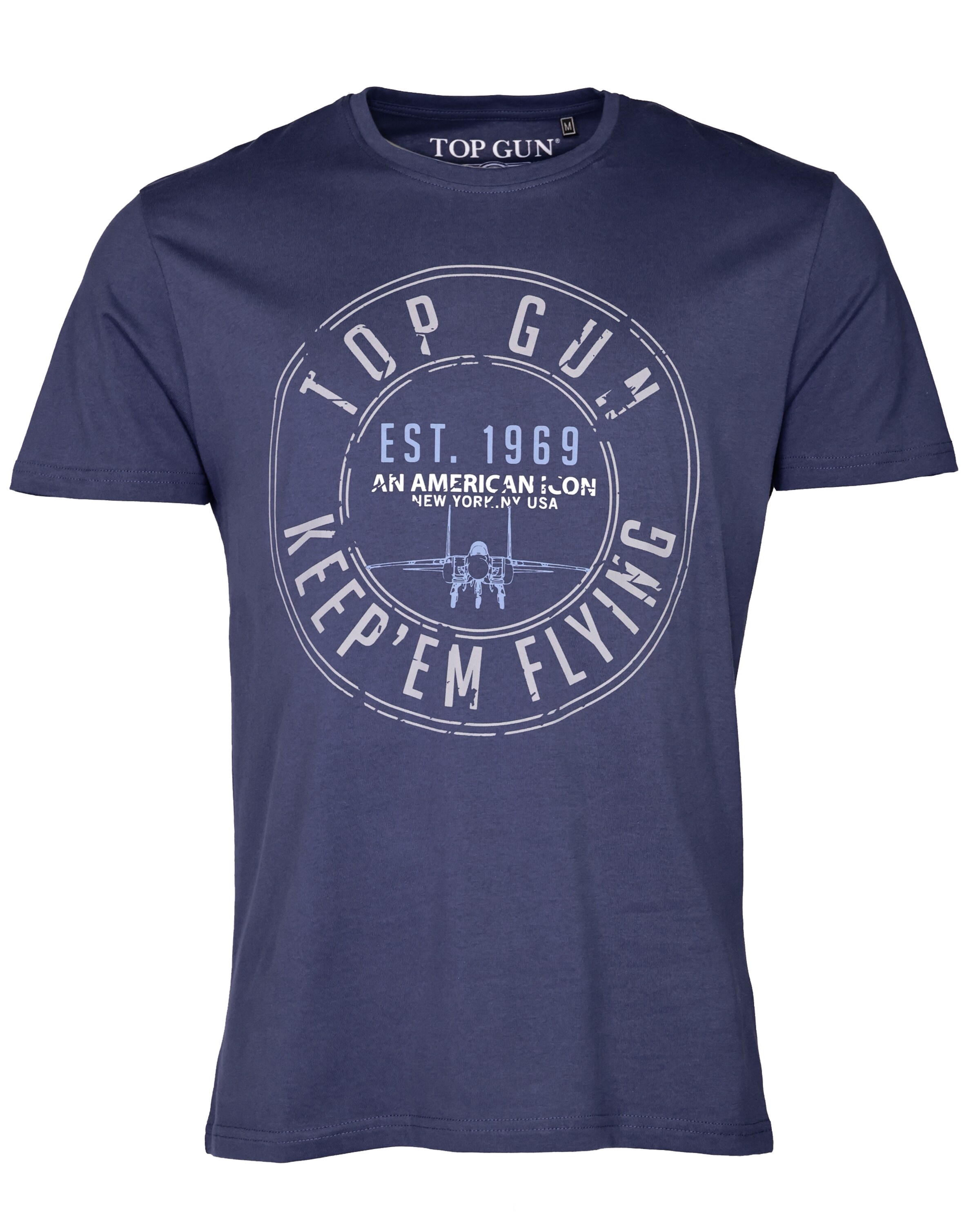 TOP GUN Shirt in Blue: front