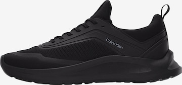 Calvin Klein Σνίκερ χαμηλό σε μαύρο: μπροστά