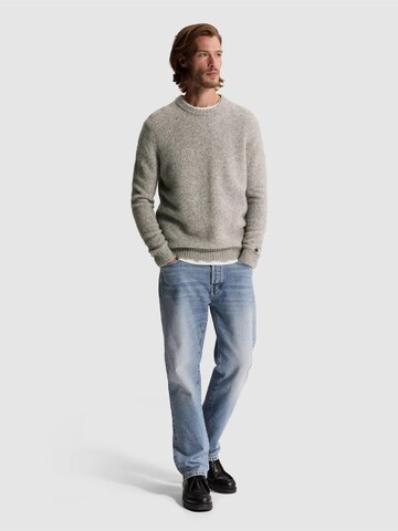 CAST IRON - Jersey 'Pullover in a wool blend with crewneck' en gris