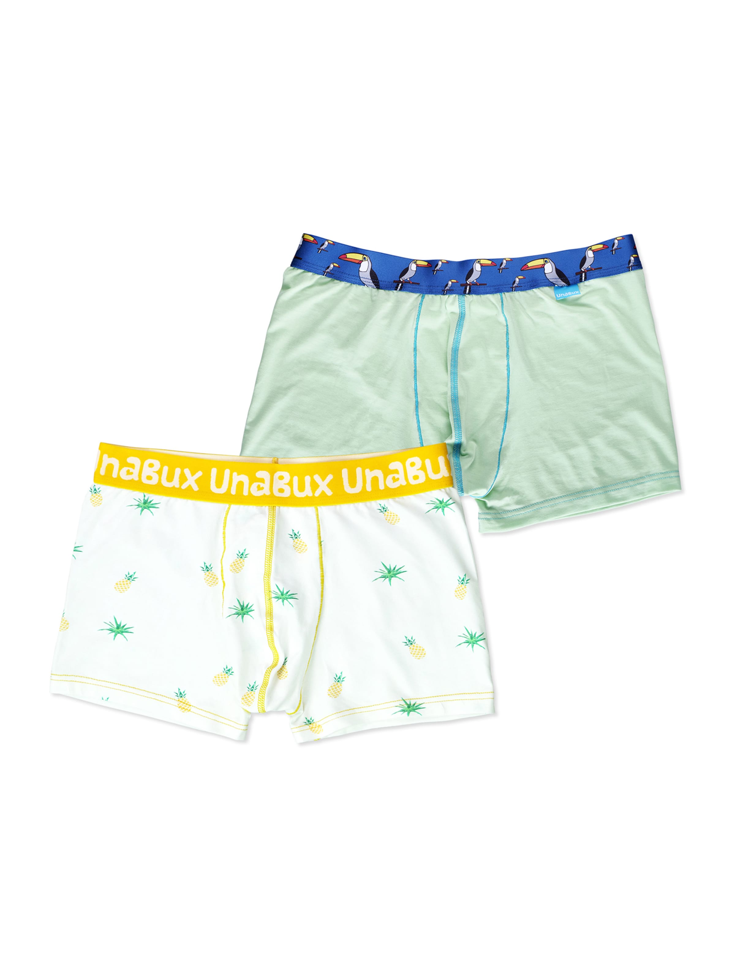 UNABUX Boxer shorts in Green: front
