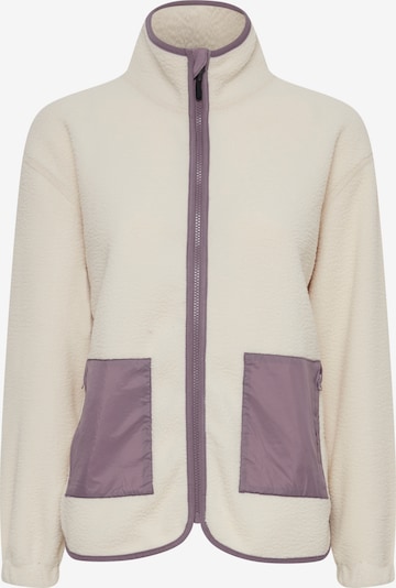 Oxmo Übergangsjacke 'Oxpiper' in beige / grau, Produktansicht