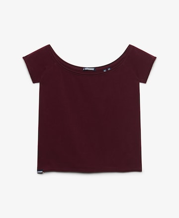 Superdry & Co Shirt 'Bardot' in Rood