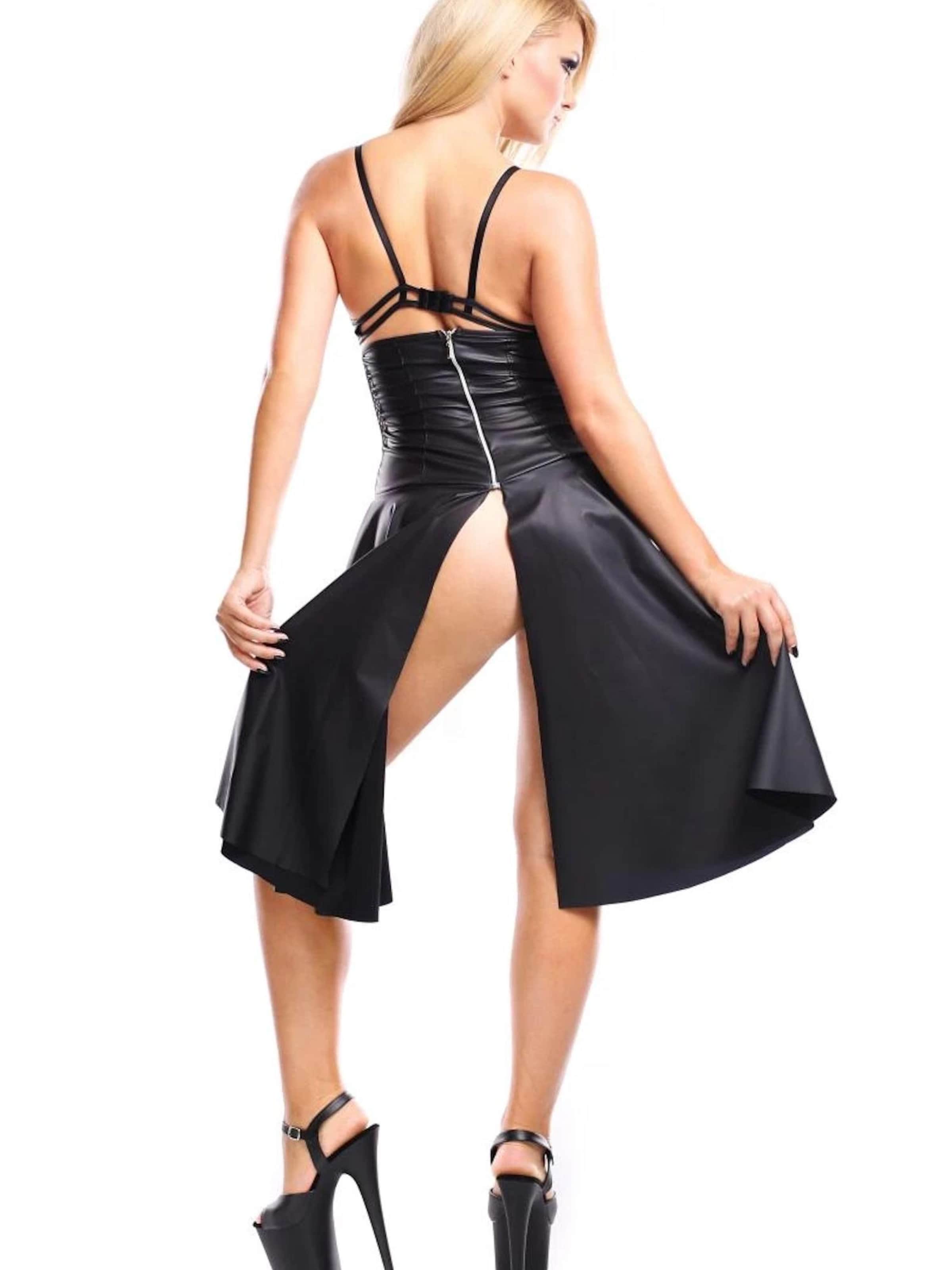 Demoniq Ouvert 'Wetlook Set Selene' in Schwarz