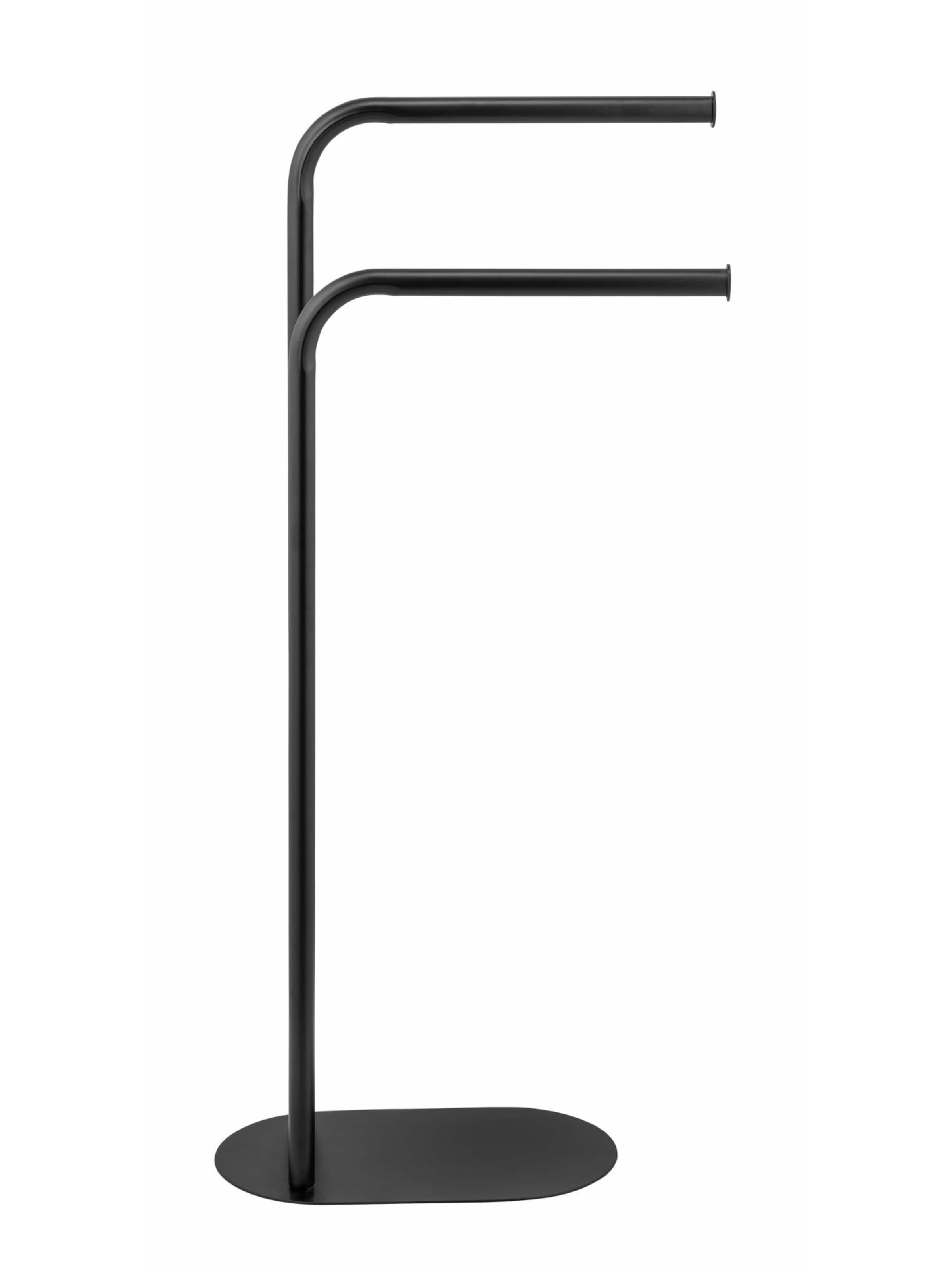 Wenko Handtuchständer 'Levante' in Schwarz: Vorderseite