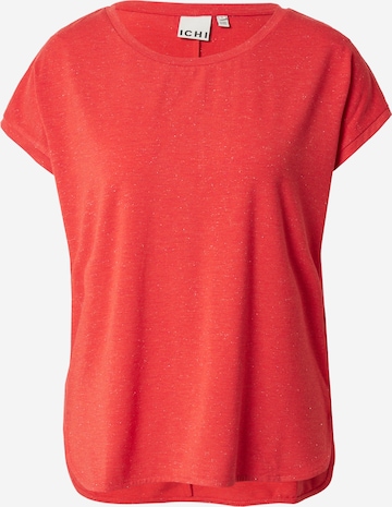 ICHI Shirt in Rood: voorkant