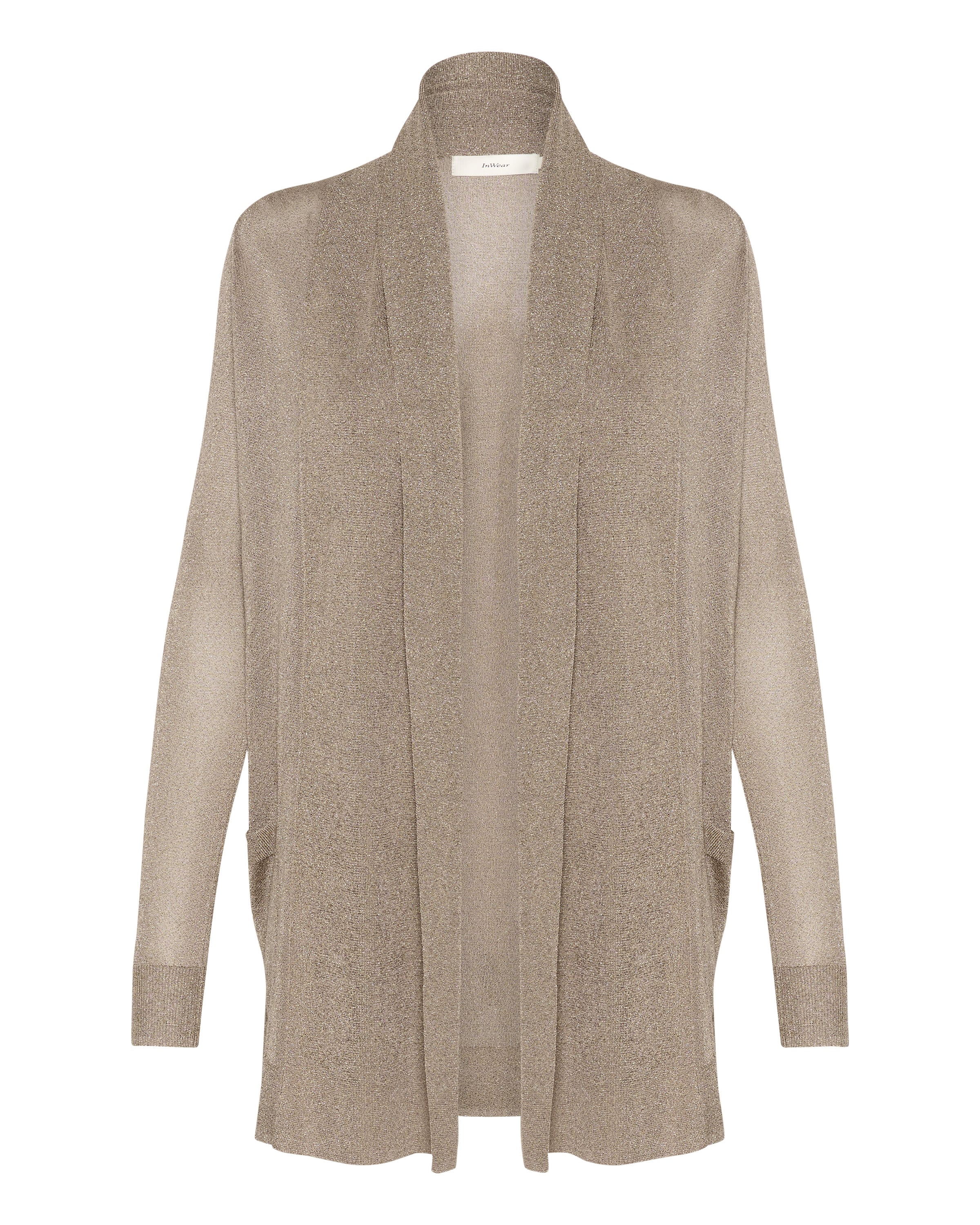 InWear Kardigan – zlatá: přední strana