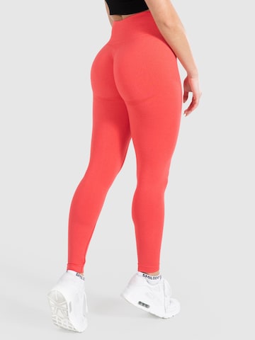 Smilodox Skinny Workout Pants 'Amaze Pro' in Red