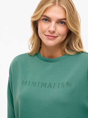 VILA Sweatshirt 'VIReflect' i grøn