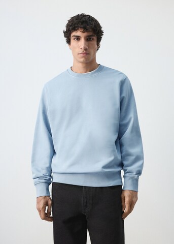 MANGO MAN Sweatshirt 'Nole' in Blue: front