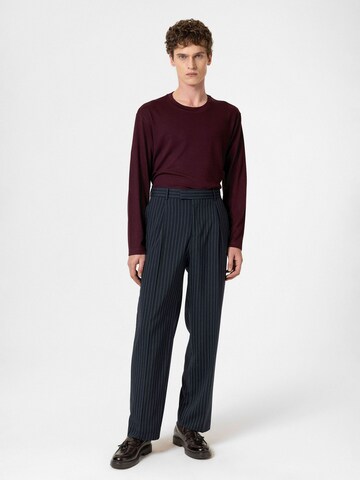 regular Pantaloni con pieghe 'Eurico' di Antioch in blu