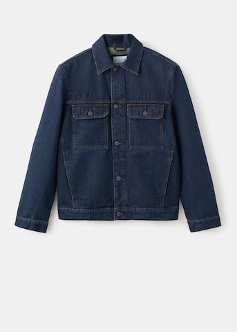 MANGO MAN Between-Season Jacket 'Ryan' in Blue