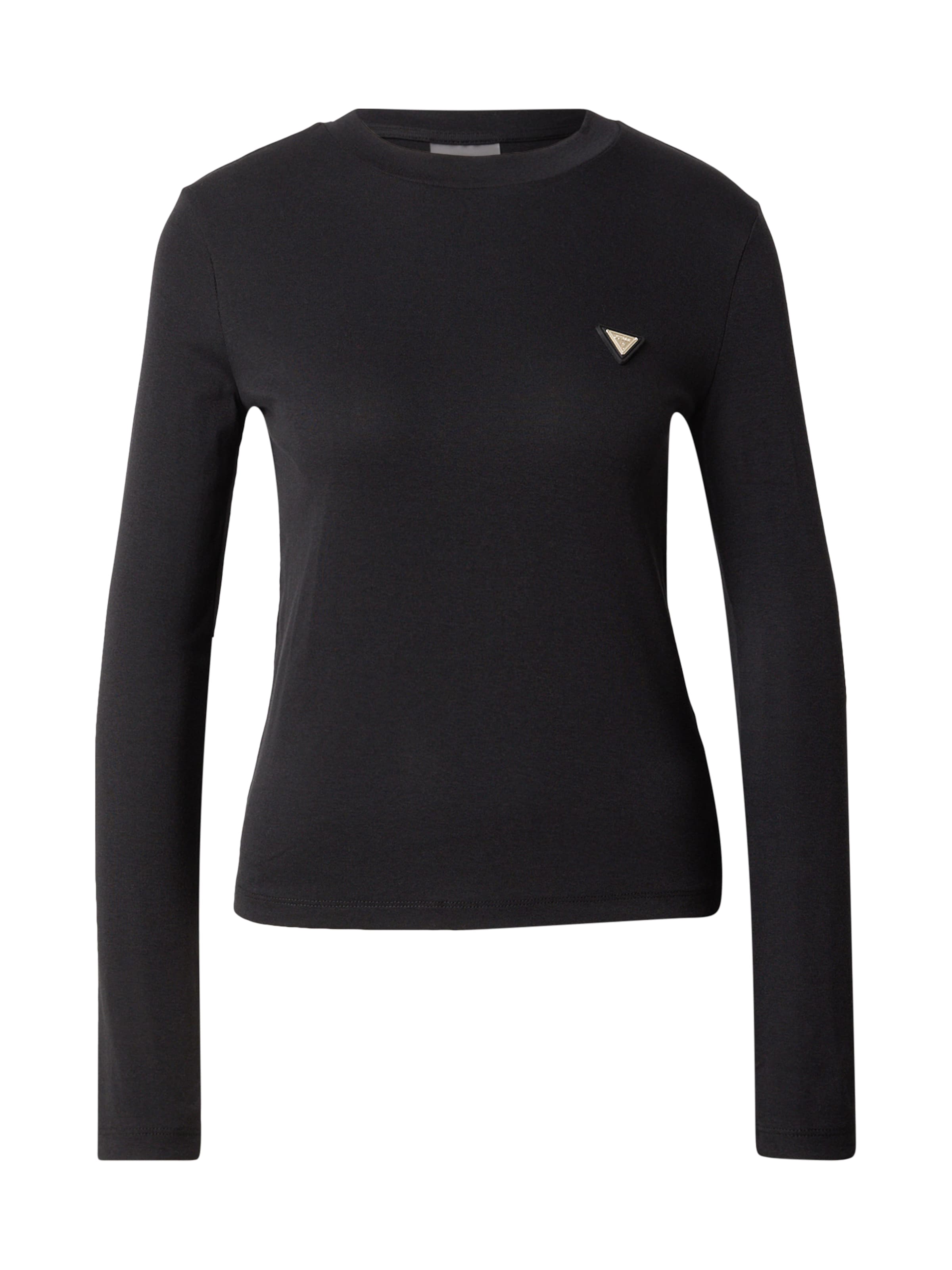 GUESS Функционална тениска 'SONIA' в черно: отпред