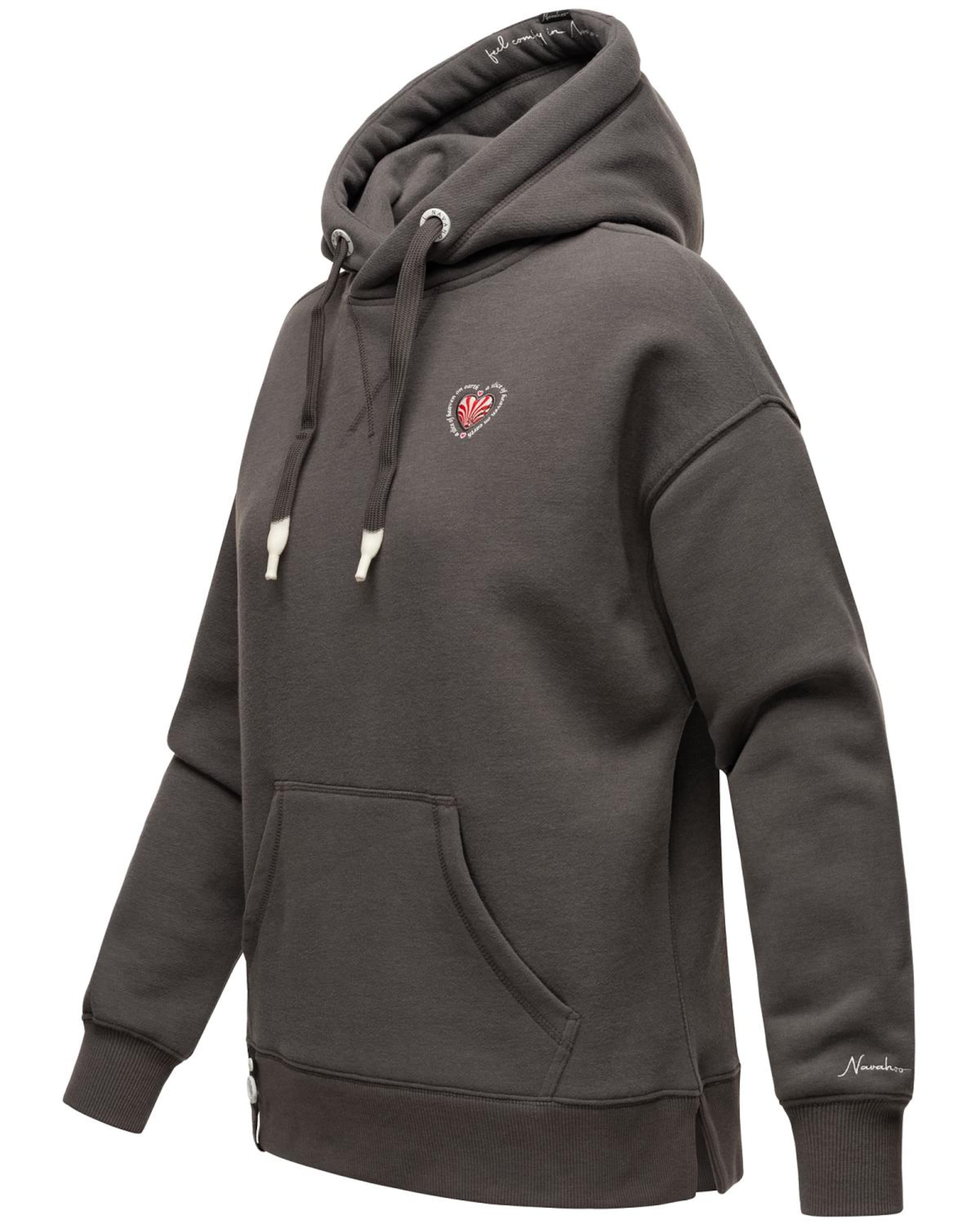 NAVAHOO Sweatshirt 'Goldfee' in Grey