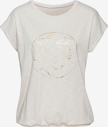 T-shirt VIVANCE en beige : devant