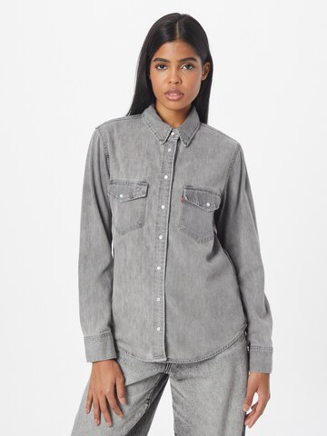 LEVI'S ®Bluza 'Iconic Western' - siva boja: prednji dio