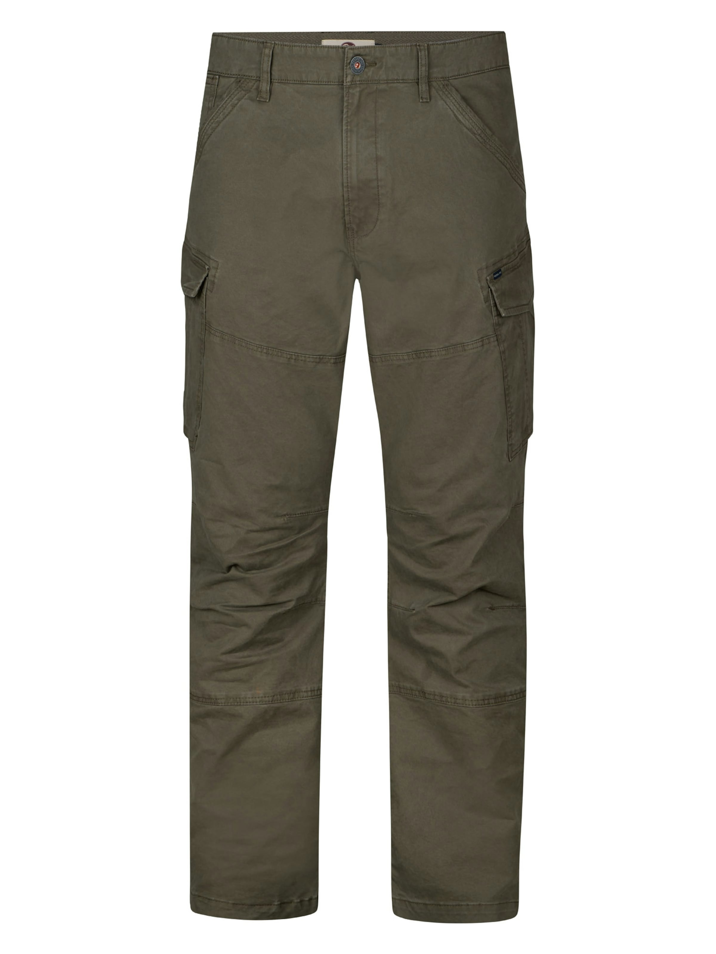 Petrol Industries - regular Pantalón cargo 'Non' en verde: frente