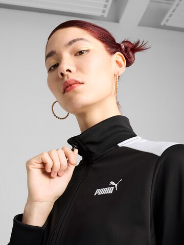 PUMA Trainingsanzug in Schwarz