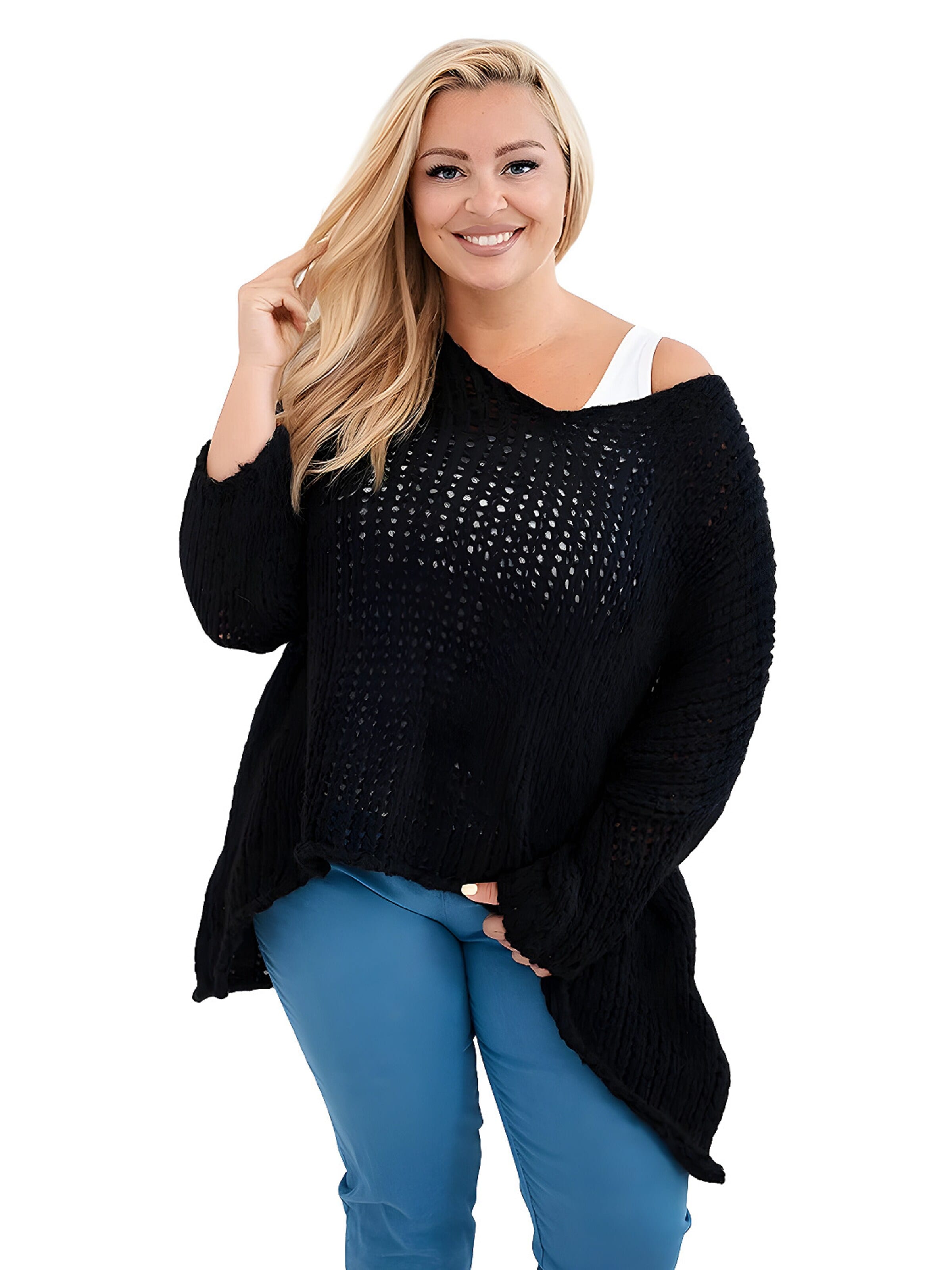 Lumera Pullover‌‌‌‌‌‌‌‌ in Schwarz: Vorderseite
