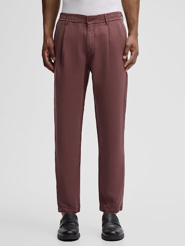 Regular Pantalon chino 'Lui ' STRELLSON en bronze : devant