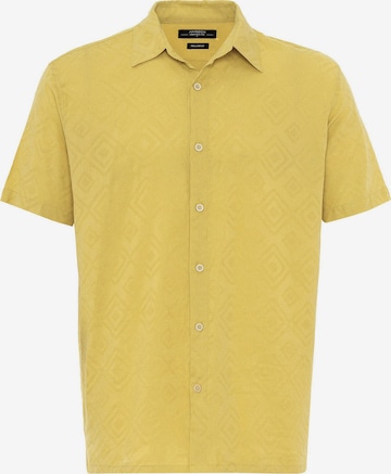 AntiochRegular Fit Košulja - žuta boja: prednji dio