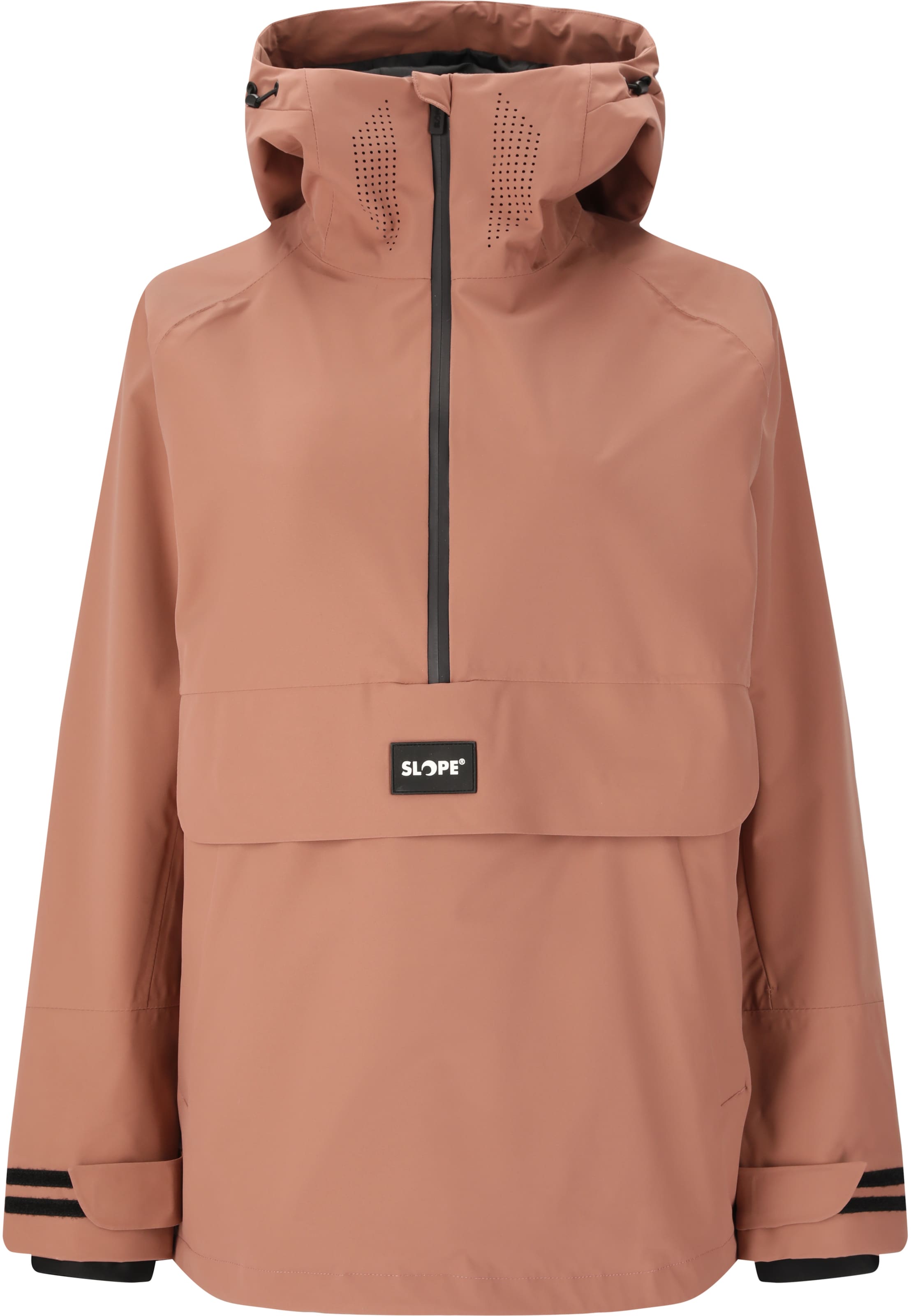 SLOPE Skijacke 'Ruki' in Braun: Vorderseite