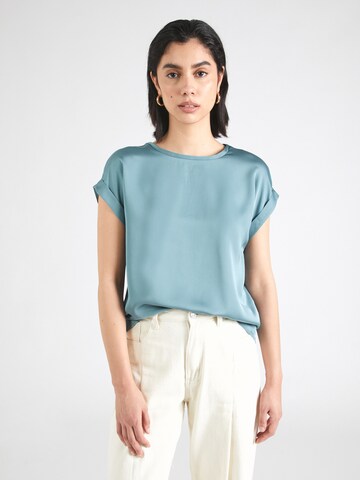 VILA Blouse 'VIELLETTE' in Blauw: voorkant