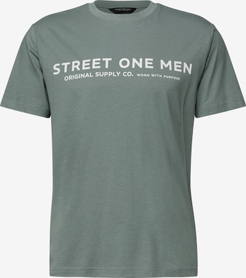 Street One MEN T-Shirt in Grün: Vorderseite