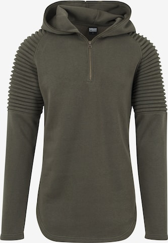 Urban Classics Sweatshirt in Green: front