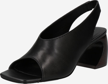 Sandale de la 3.1 Phillip Lim pe negru: față