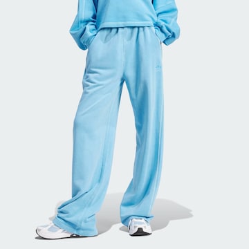 Loosefit Pantaloni de la ADIDAS ORIGINALS pe albastru: față