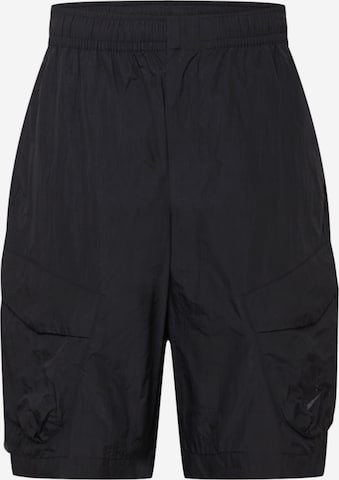 Nike Sportswear - Pantalón cargo en negro: frente