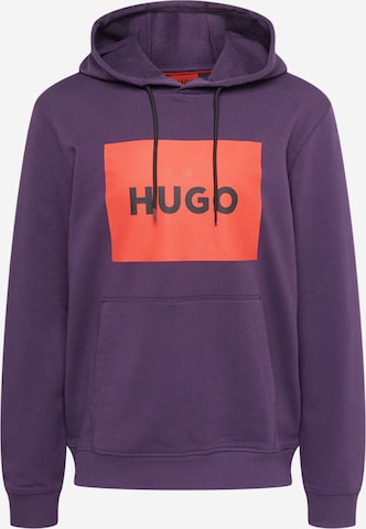 Sweat-shirt 'Duratschi' HUGO en violet : devant