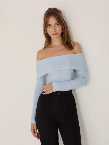 Hiccup Pullover in Blau