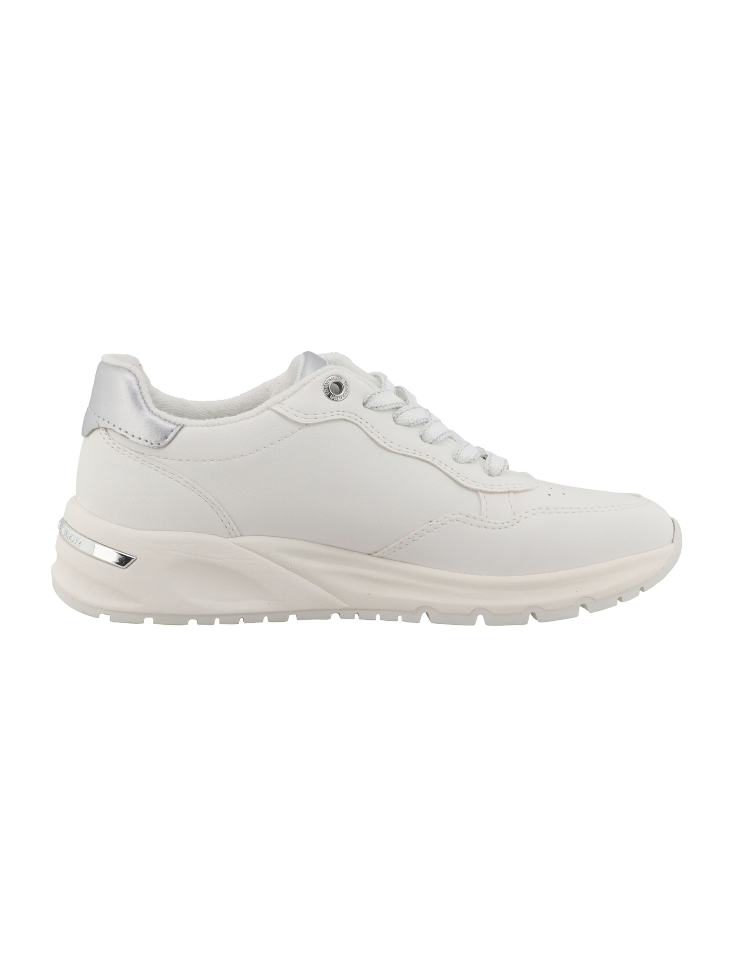 TOM TAILOR - Zapatillas deportivas bajas en blanco