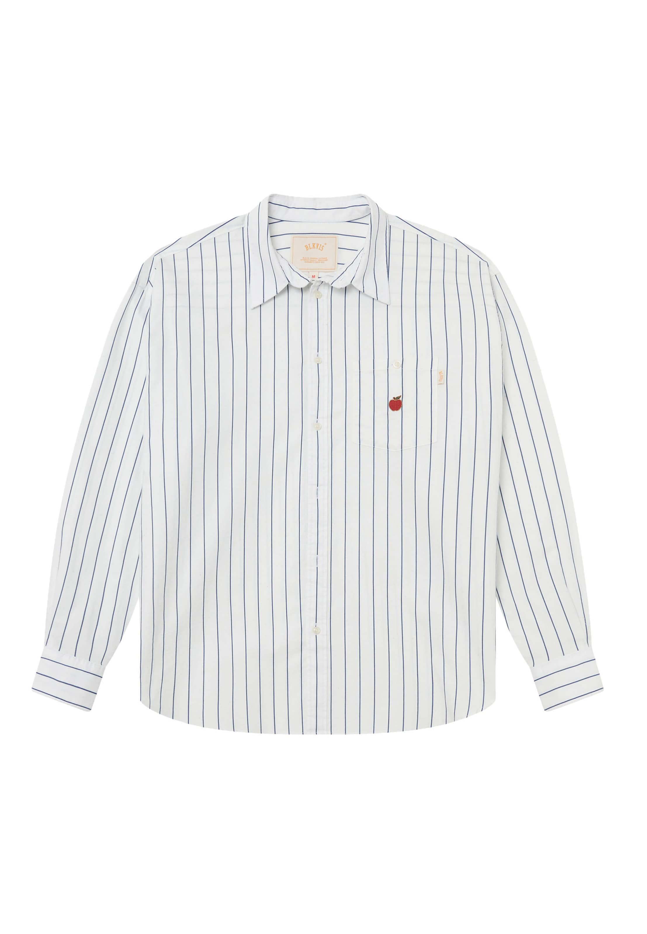 BLKVIS Regular fit Button Up Shirt 'Big Apple' in White: front
