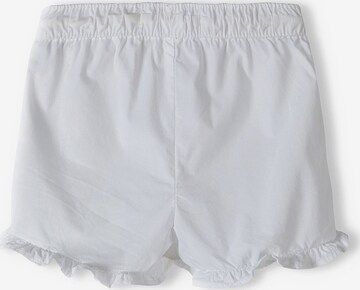 MINOTI Normalny krój Spodnie w kolorze biały