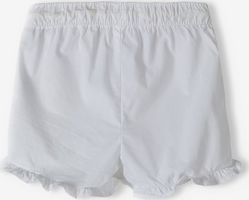 MINOTI Normální Kalhoty – bílá
