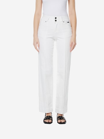 KOROSHI Szabványos Redős farmer - fehér: elől