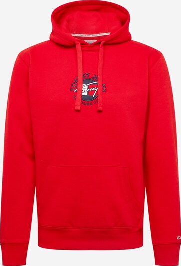 Bluză de molton Tommy Jeans pe albastru marin / roșu, Vizualizare produs