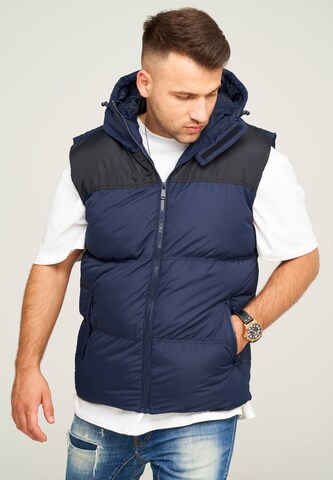 behype Vest in Blue: front