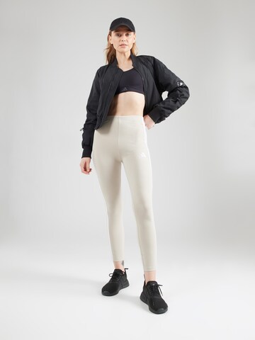 ADIDAS SPORTSWEAR Skinny Sportbyxa 'Essentials' i beige
