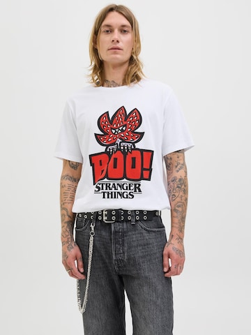 JACK & JONES Shirt 'JORStranger' in White: front